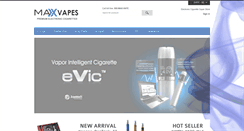 Desktop Screenshot of maxvapes.com